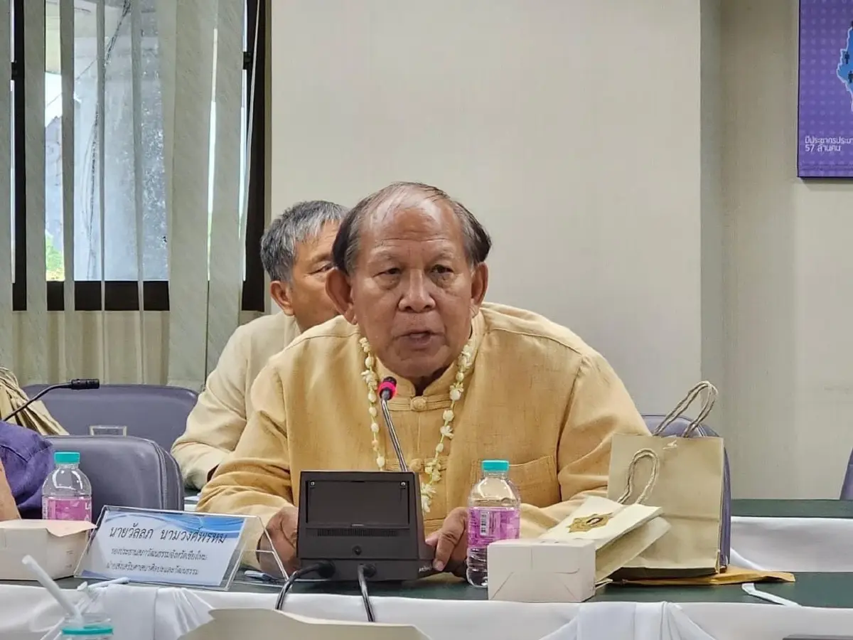 นายวัลลภ นามวงศ์พรหม รองประธานสภาวัฒนธรรมเชียงใหม่