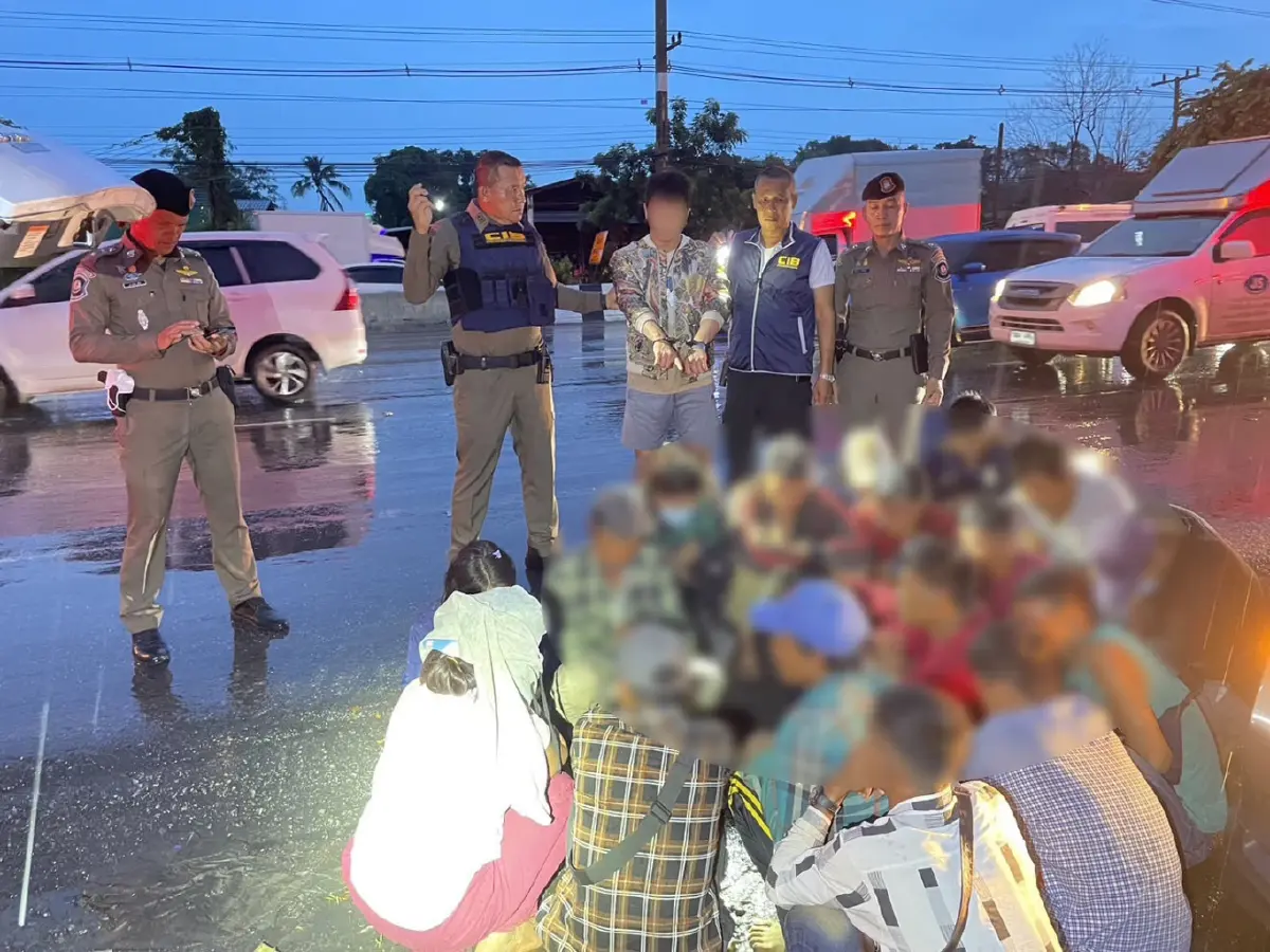รวบหนุ่มขับปาเจโร่ขน 18 เมียนมาเข้ากรุงเทพฯ รับได้ค่าจ้าง 4.5 แสน
