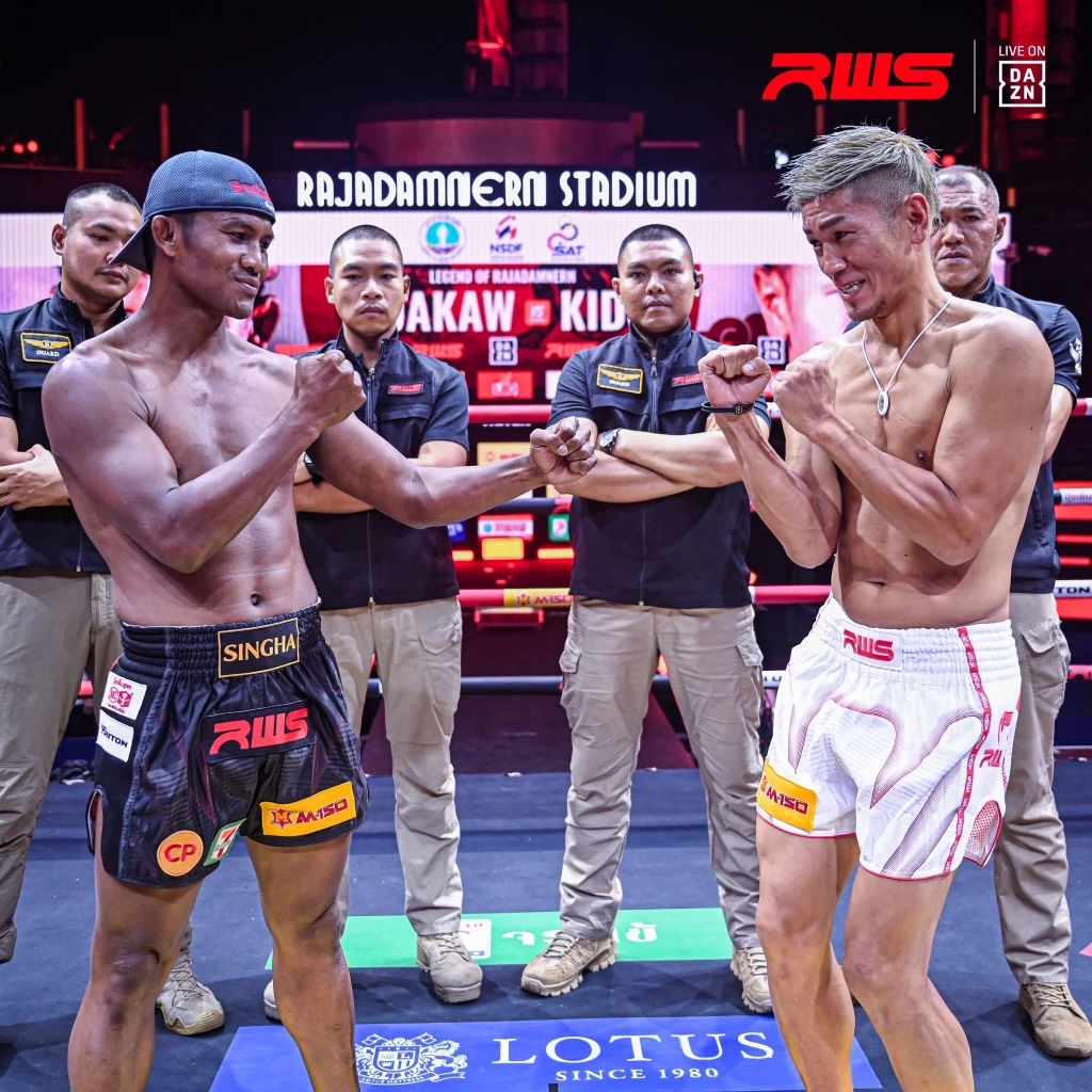คืนนี้ห้ามพลาด ดูมวยสด บัวขาว ปะทะหนัก คิโดะ ศึก RWS Legend of Rajadamnern