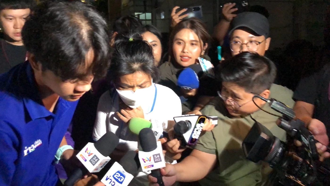 น.ส.สุนัน แม่ของน้องโมเดล ที่ถูกนายเอ็มฆ่าโบกปูน