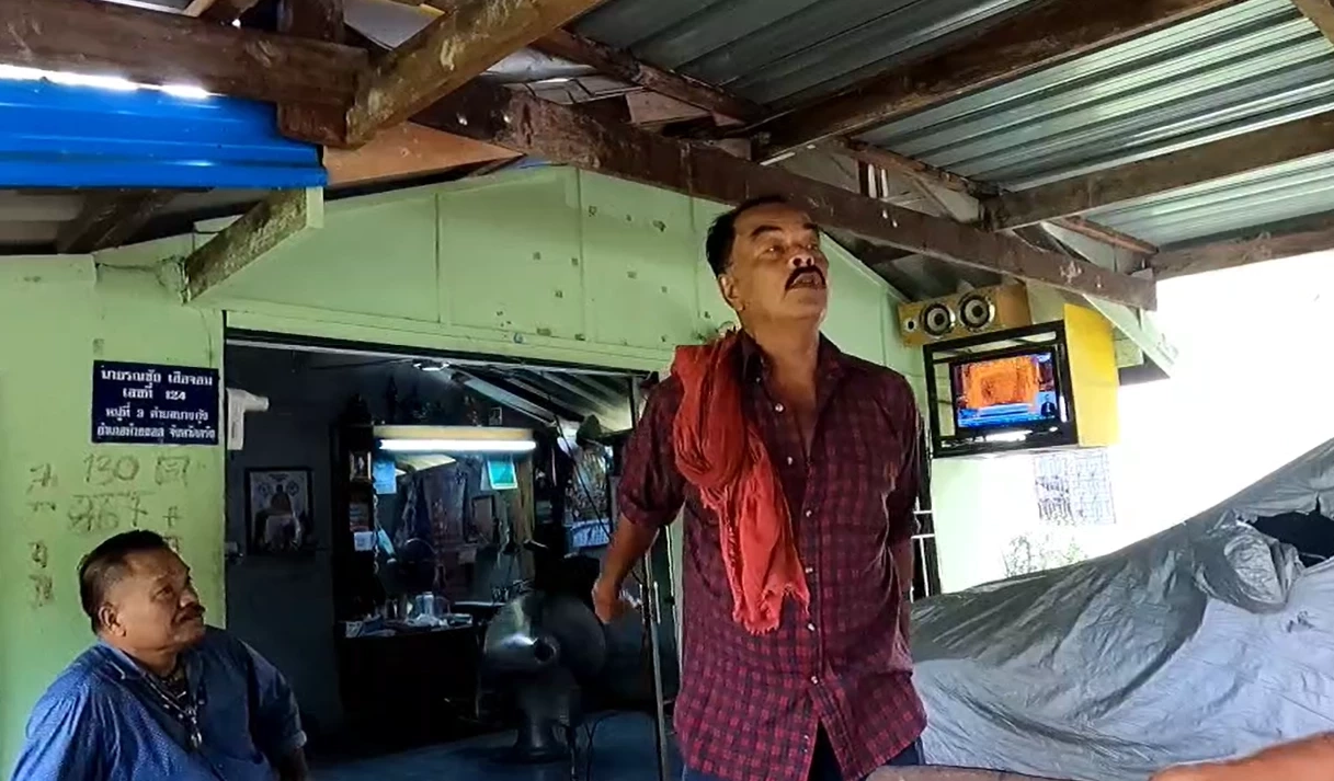 นายสุชาติ บัวเกิด เพื่อนบ้านที่รู้จักกับแม่ของนายเอ็ม