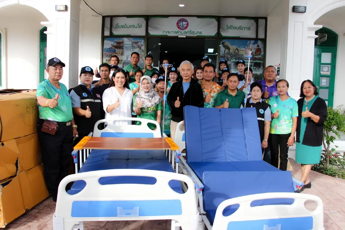 สุวัจน์ มอบ เตียงส่งสุข ให้กับผู้ป่วยติดเตียง ต.ศรีสุนทร จ.ภูเก็ต