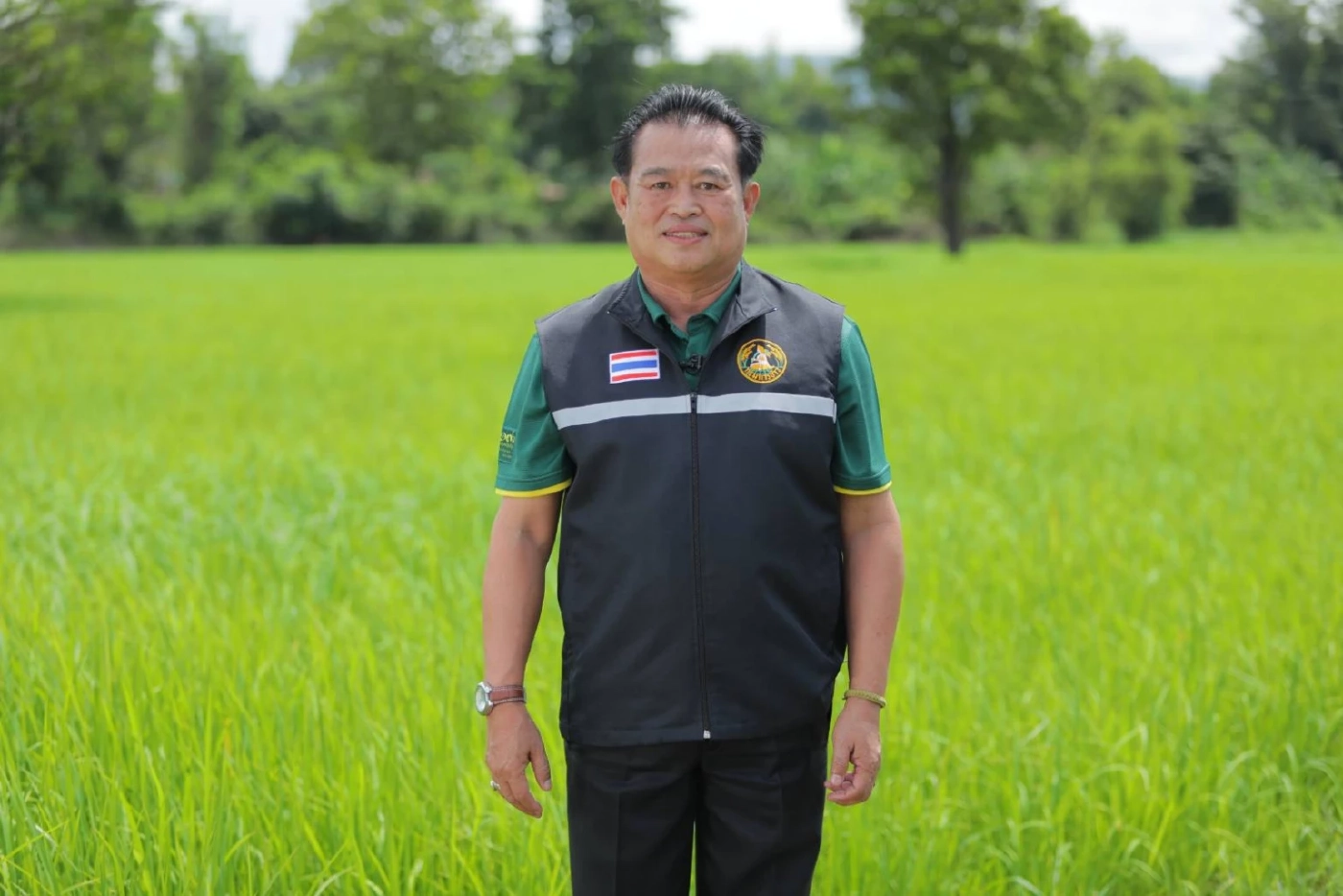 นายสุนทร โนราช ผู้อำนวยการศูนย์เมล็ดพันธุ์ข้าวพิษณุโลก