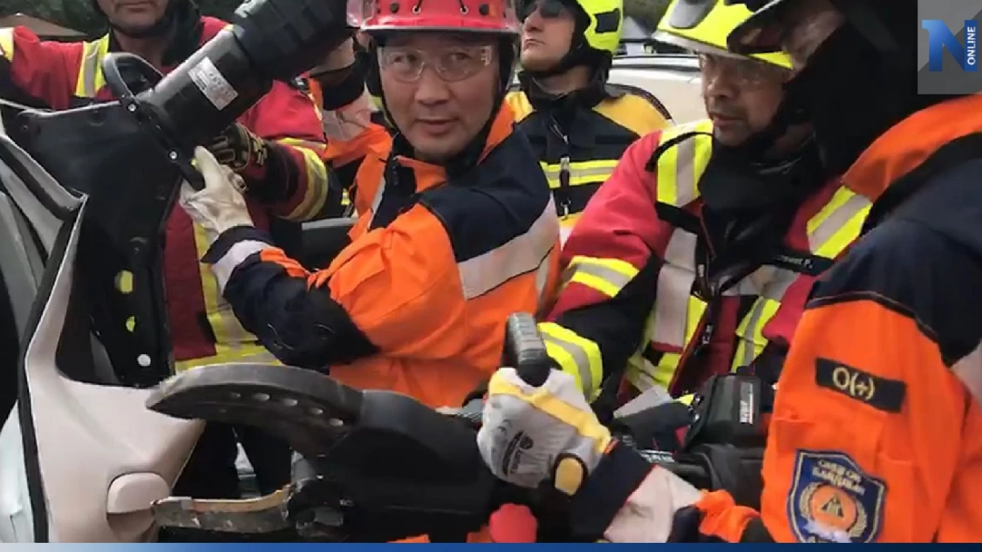 อาสาสมัครกู้ภัยคนไทยคนแรก มุ่งมั่นอบรมสู่ครูฝึกเครื่องตัดถ่างระดับโลก