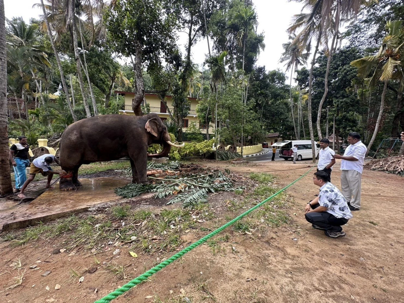กรมอุทยานฯ ร่วมตรวจเยี่ยมและติดตามสวัสดิภาพ "พลายประตูผา" ช้างไทย ณ ศรีลังกา