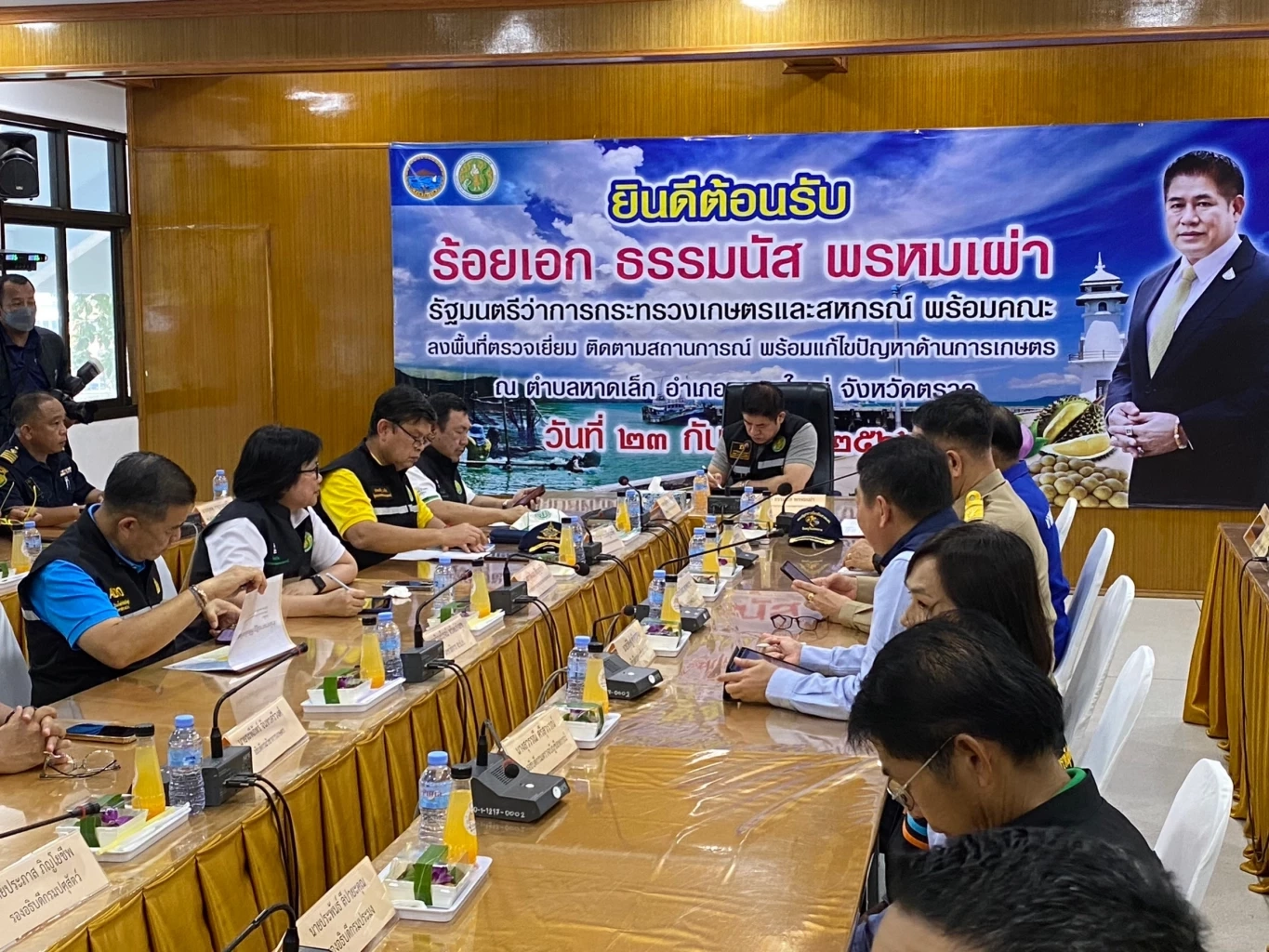 "ธรรมนัส"ลุยตรวจด่าน สั่งเข้มป้องกันลักลอบนำเข้าสินค้าผิดกม.