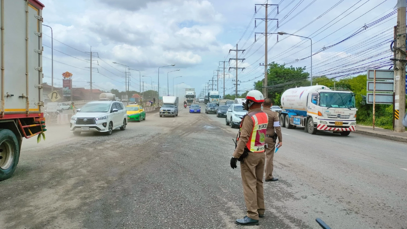 เปิดใช้แล้วสะพานข้ามแยกบางพระ หลังก่อสร้างนานกว่า 3 ปี