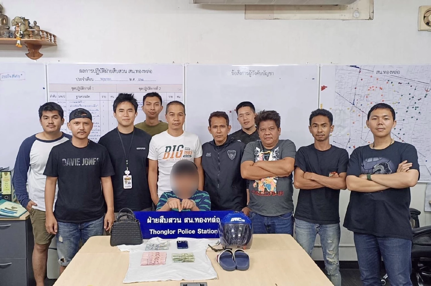 รวบหนุ่มตระเวนกระชากกระเป๋าชาวต่างชาติ อ้างติดพนันออนไลน์เงินไม่พอใช้