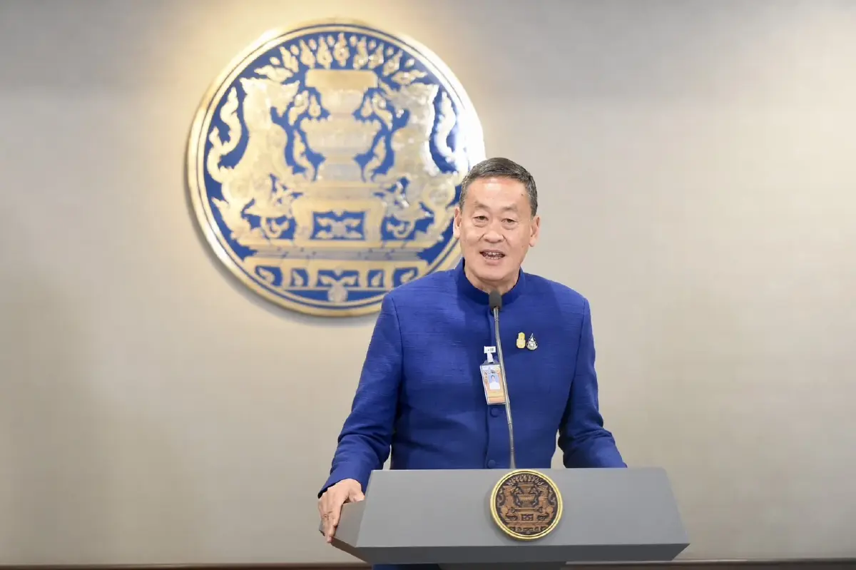 เศรษฐา ทวีสิน นายกรัฐมนตรี และรมว.คลัง  แถลงภายหลังประชุมครม. เมื่อวันที่ 12 ก.ย.2566