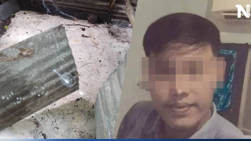  นายส่องศักดิ์ (สงวนนามสกุล) อายุ 46 ปี หรือนายเอ็ม พ่อโหดฆ่าโบกปูนลูก