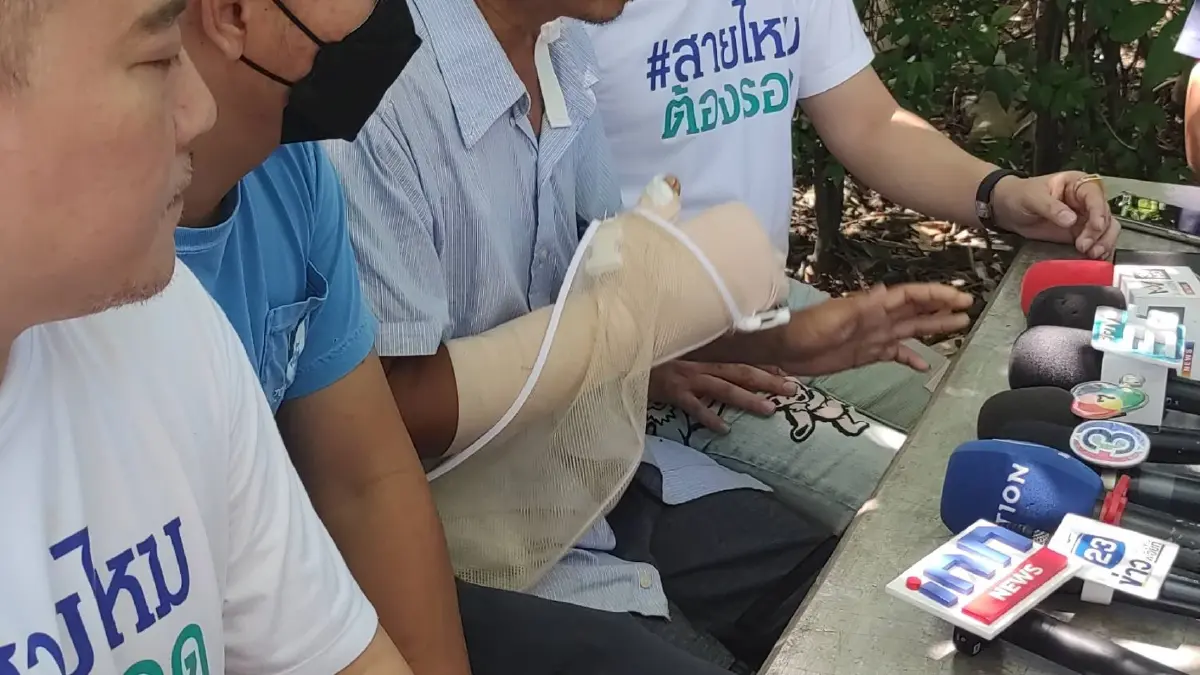 พ่อค้าขายข้าว ร้องเพจสายไหมฯ ถูกบุกฟันสาหัส โดนแค่ “ทำร้ายร่างกาย”