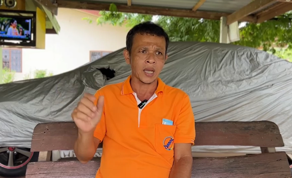 นายวิระศักดิ์ เอี่ยมละม่อม อายุ 48 ปี เพื่อนรุ่นพี่