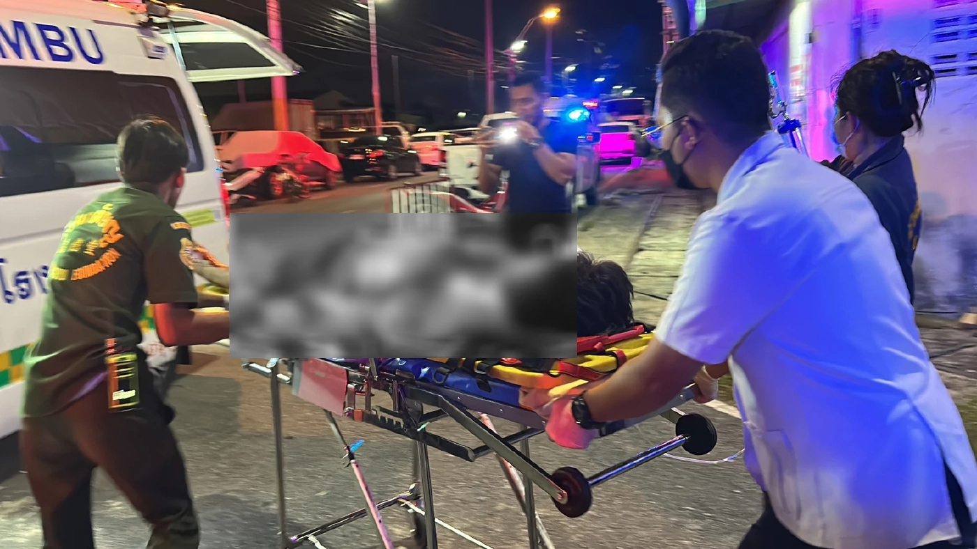 หนุ่มคลั่งขโมยตัดกัญชา ชักมีดจะแทงเมียท้อง 8 เดือนที่มาพบ ผัวขวางถูกแทงดับ