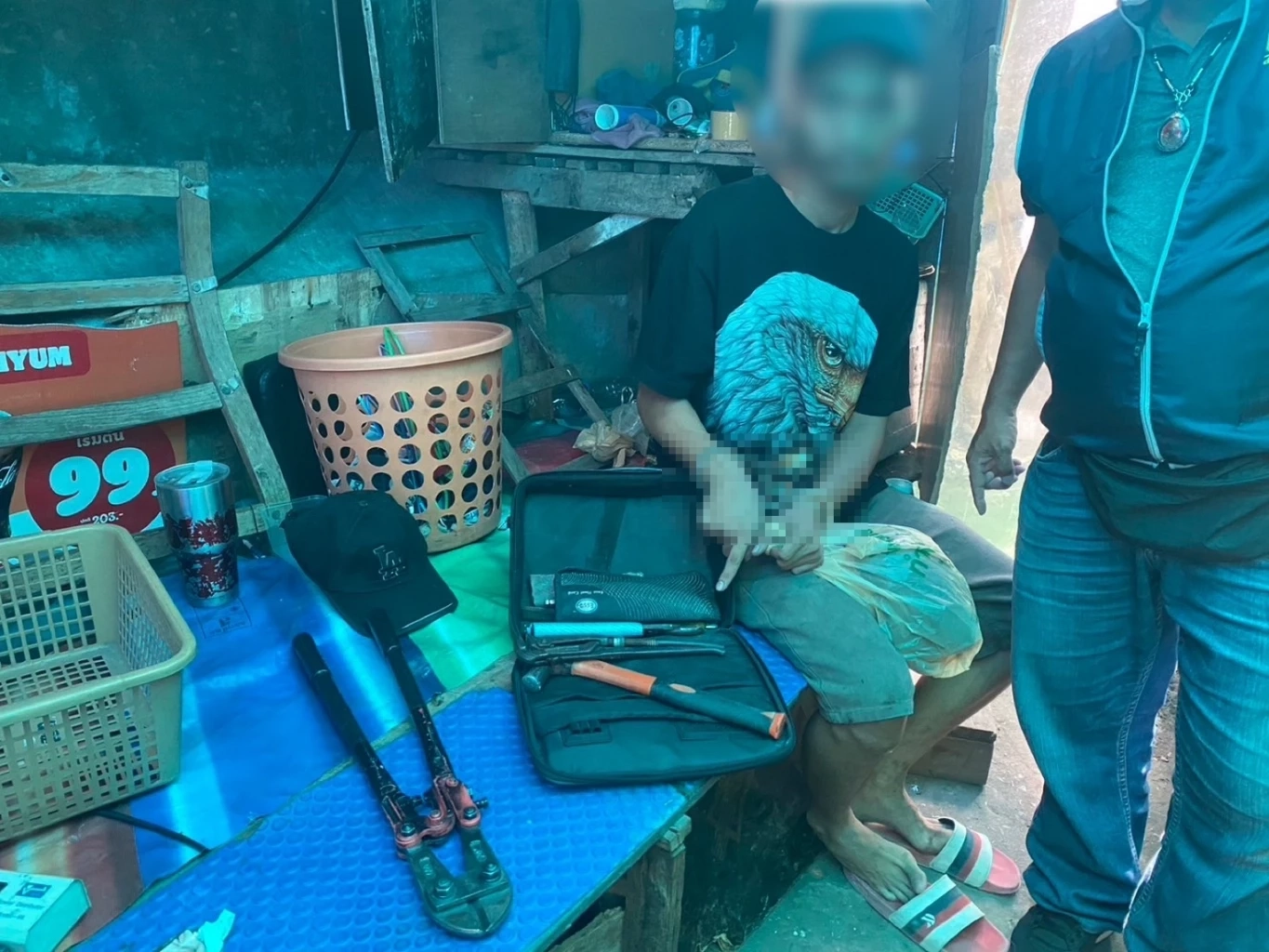 รวบ 2 สมาชิกแก๊งตีนแมว ตระเวนตัดสายไฟ-ป้ายโฆษณา ทั่วกรุงฯ