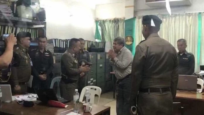 ภาพการพบกันระหว่าง พล.ต.อ.ศรีวราห์ และนายเปรมชัย