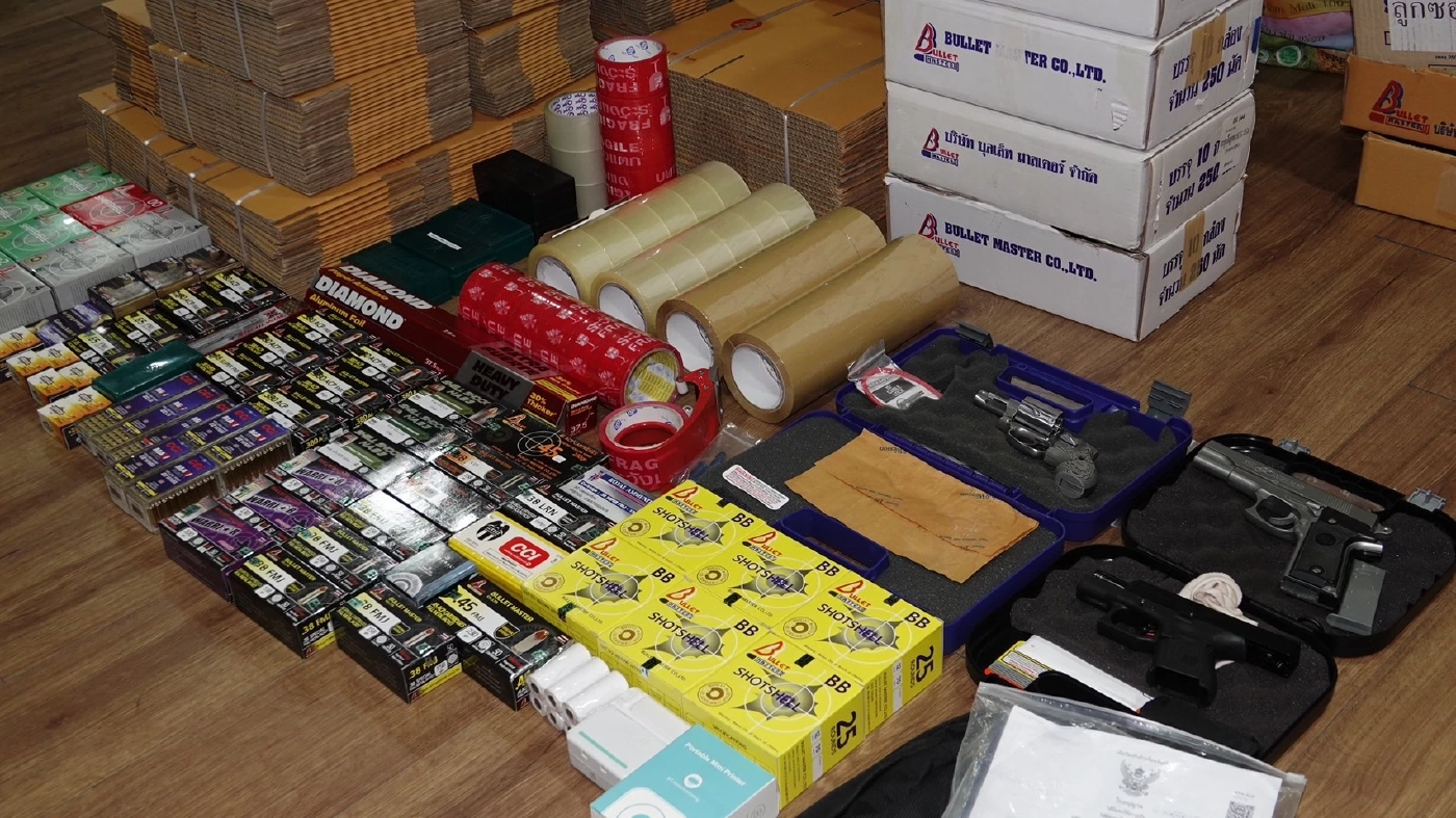 รวบอีก แก๊งค้าขายกระสุนปืนให้เด็กกราดยิง ยึดของกลางเกือบ 3 พันนัด