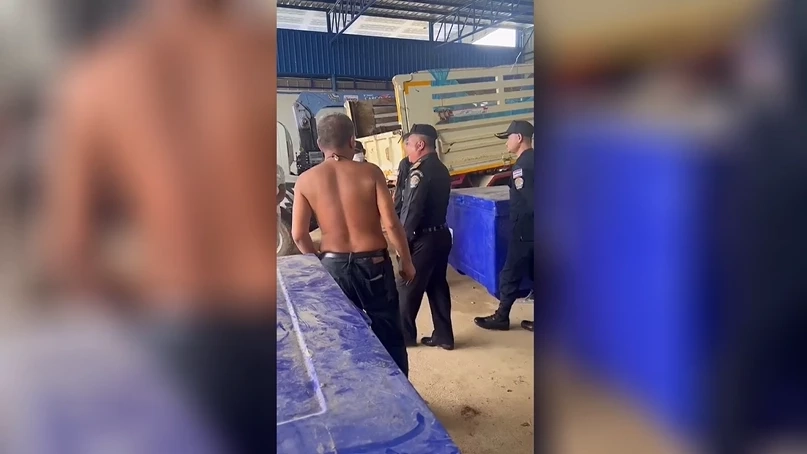 เปิดคลิปนาทีก่อน "เสี่ยห้องเย็น" กระหน่ำยิง จนท. ปศุสัตว์ คาห้องเย็น