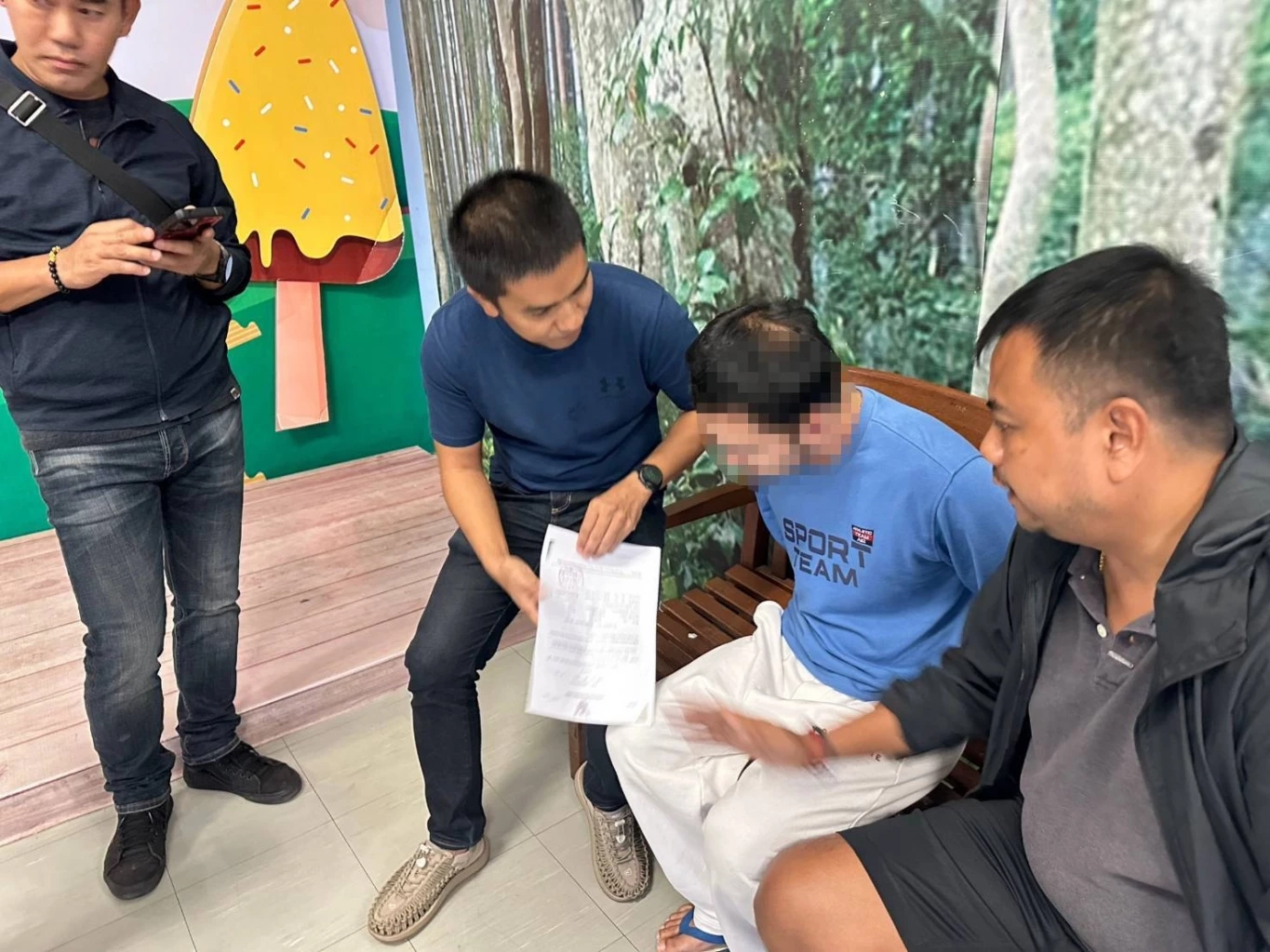 นายคเนศ ทองประจง ผู้ต้องหาตามหมายจับ