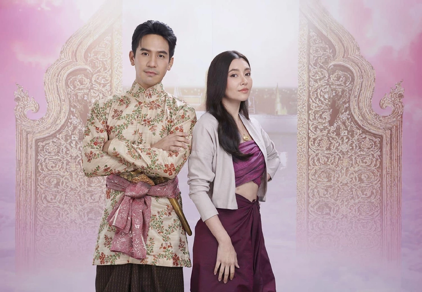 เกาะจอรอชม โป๊ป -เบลล่า สวมบทบาทแฝดสุดท้าทายในละคร "พรหมลิขิต"