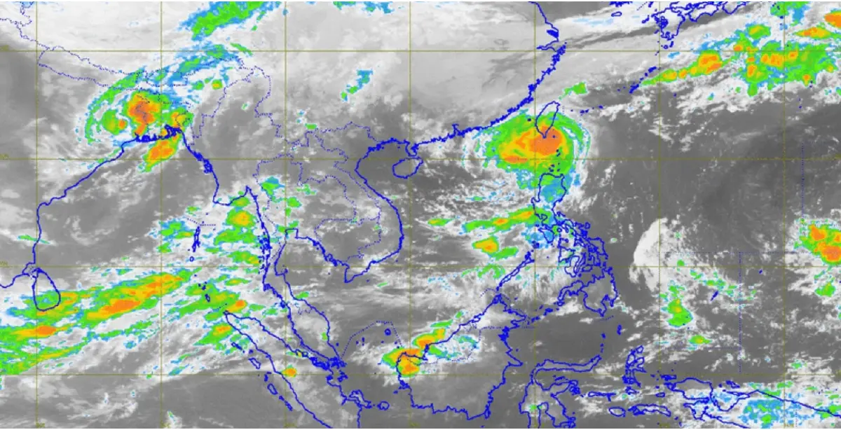 พยากรณ์อากาศวันนี้ "ไต้ฝุ่นโคอินุ"ขึ้นฝั่งแล้ว กรมอุตุฯแจ้งพท."ฝนตกหนัก"