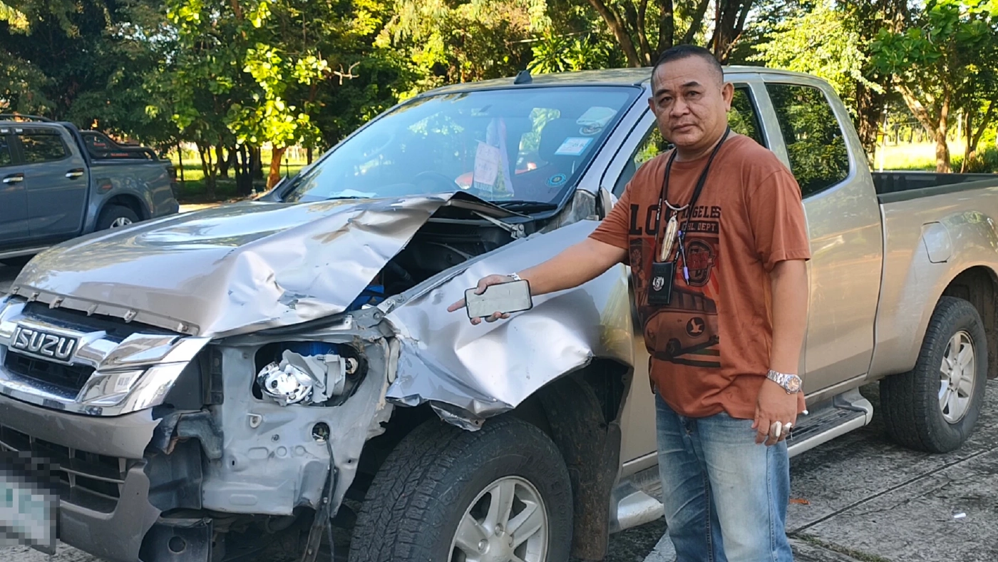 มอบตัวแล้ว คนขับรถกระบะ ซิ่งชนนักปั่นจักรยานดับ 2 ที่แท้เป็นทหาร