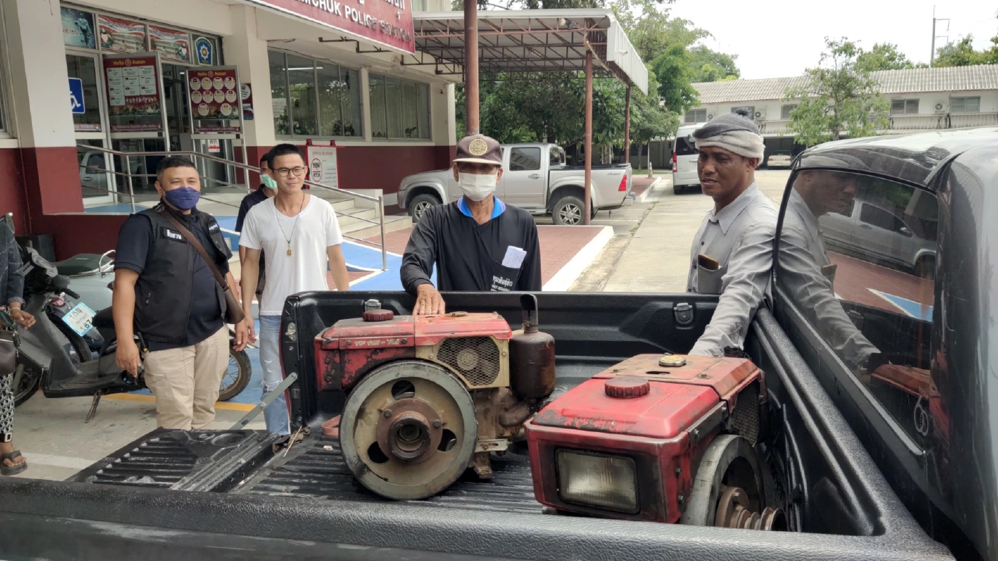 จับแล้ว สาวด่านช้าง ตระเวนขโมยเครื่องรถไถทั่วสุพรรณฯ จนมุมเพราะน้ำมันหมด