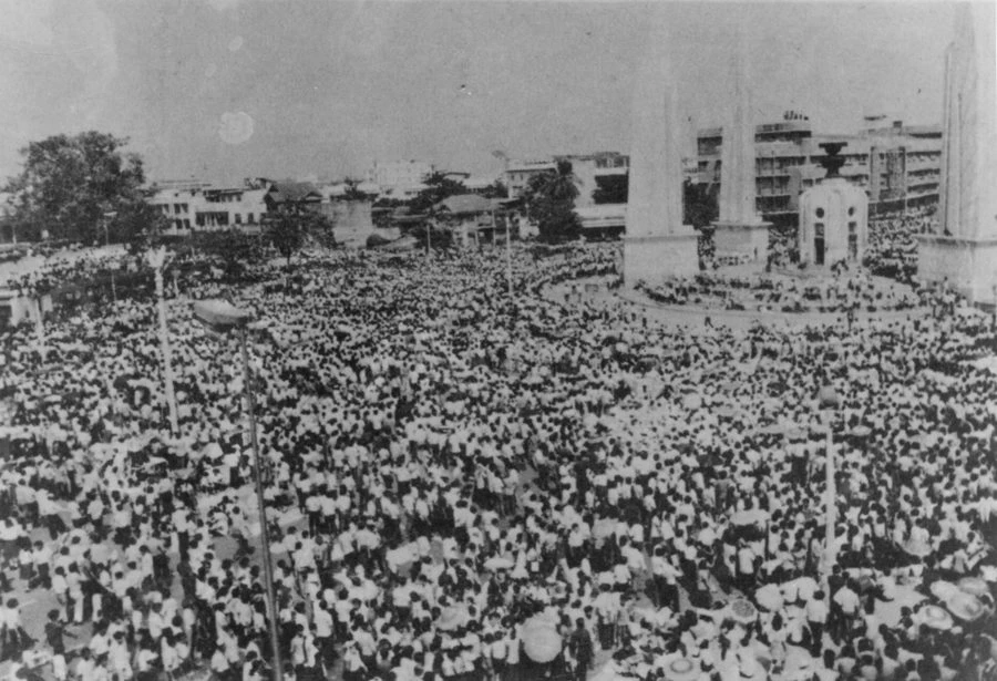 ‘สมบัติ ธำรงธัญวงศ์’ คน 14 ตุลาฯ ที่เดินเข้าเจรจารัฐบาลเคียงข้างแกนนำ