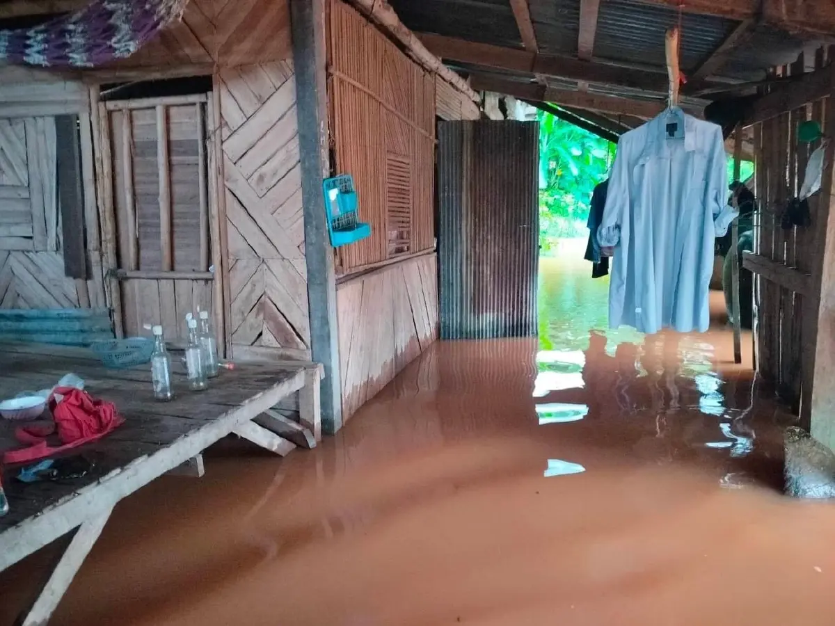ทองผาภูมิฝนตกหนัก น้ำป่าท่วมหลายพื้นที่