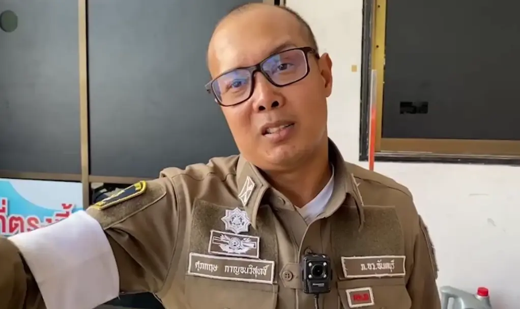 รวบหนุ่มกัมพูชากลางถนน หลังท่าทางมีพิรุธ เจอของกลางยาไอซ์ใส่ถุงซิปล็อค