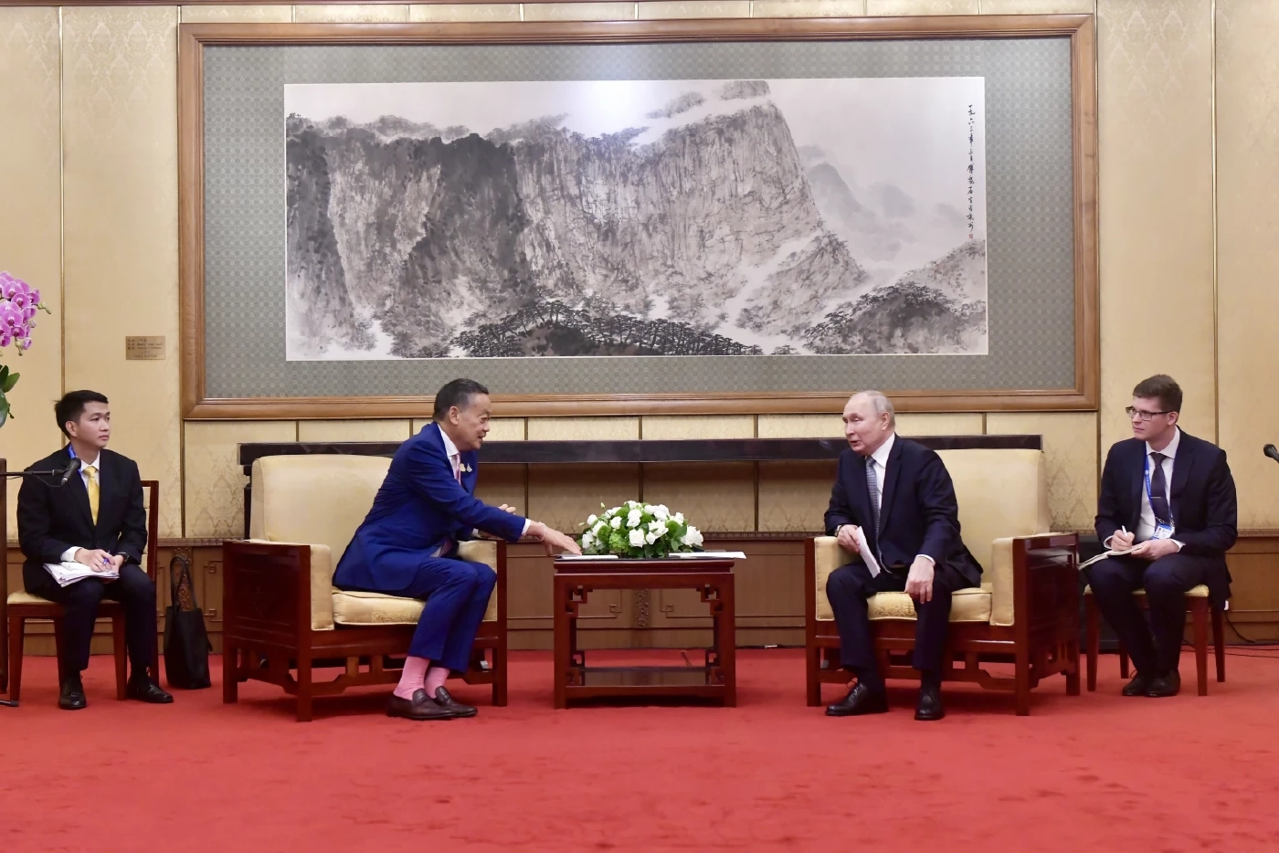 "เศรษฐา" หารือ "ปูติน" ย้ำเจตจำนงร่วมกัน ยกระดับความสัมพันธ์ในทุกมิติ