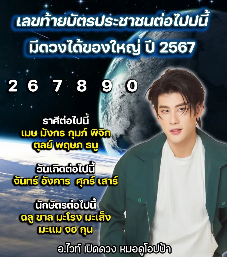 หมอไวท์ ชี้ดวงเต็มๆ 6 ราศีตุลาคมนี้ มีโชคสุดปัง ให้ระวังรายจ่าย(ก็)เยอะนะวิ