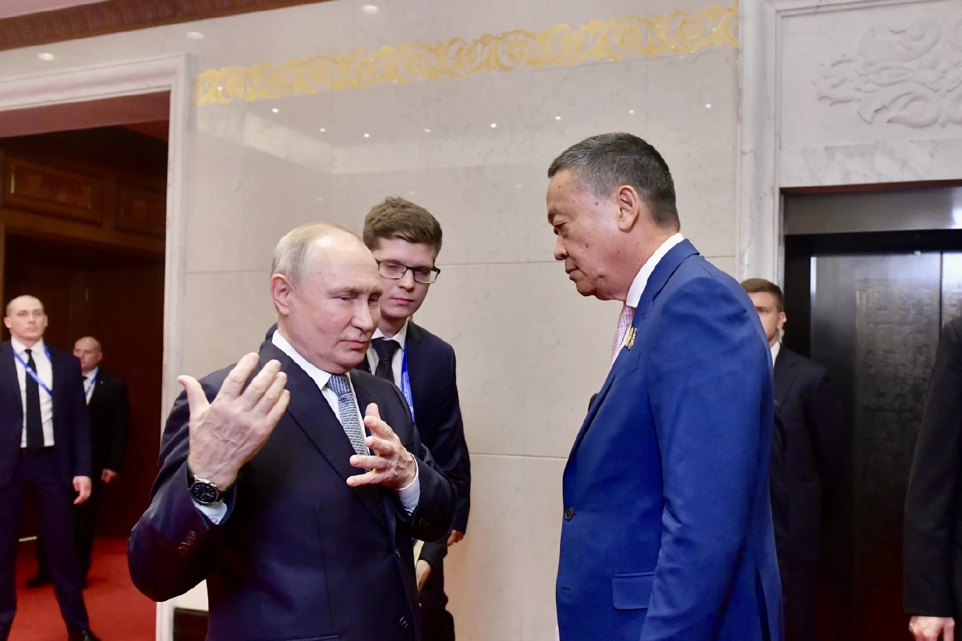 "เศรษฐา" หารือ "ปูติน" ย้ำเจตจำนงร่วมกัน ยกระดับความสัมพันธ์ในทุกมิติ