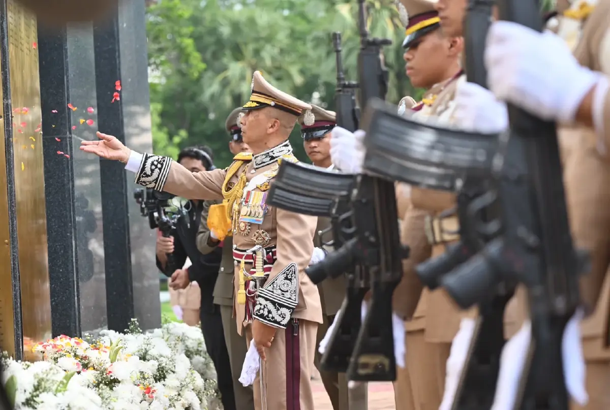 พิธีสดุดี ปฏิญาณและสวนสนาม เนื่องใน “วันตำรวจ”