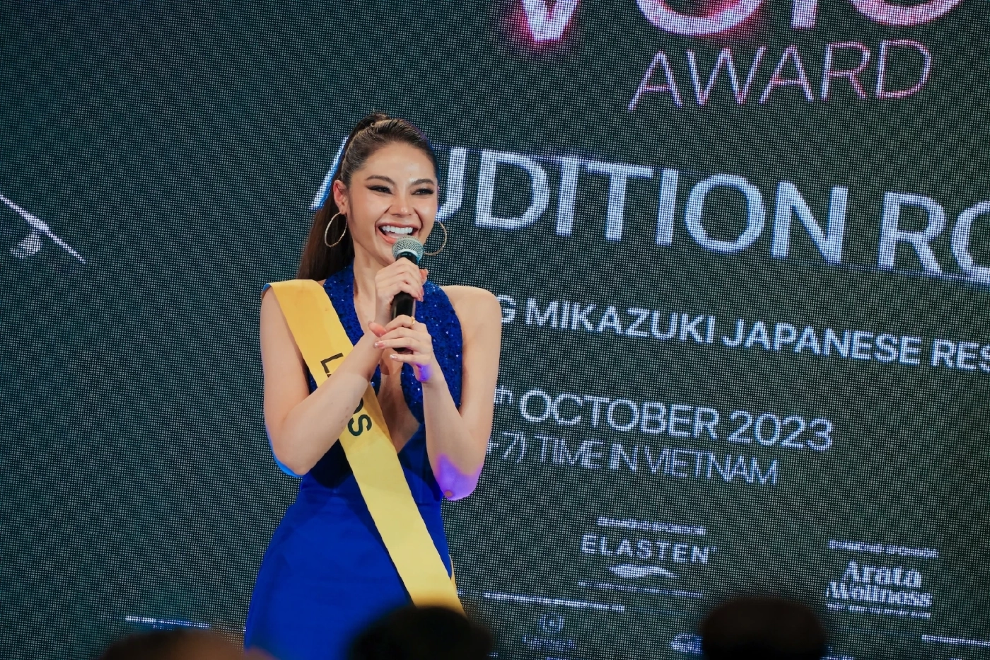 Miss Grand International 2023 สวยฉ่ำรันเวย์ในชุดอ่าวหญ่าย
