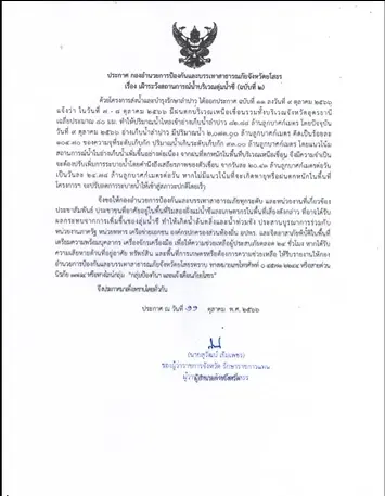 ยโสธรประกาศแจ้งเตือน การเพิ่มของแม่น้ำชีอีกรอบ สั่งเตรียมพร้อม 24 ชม.