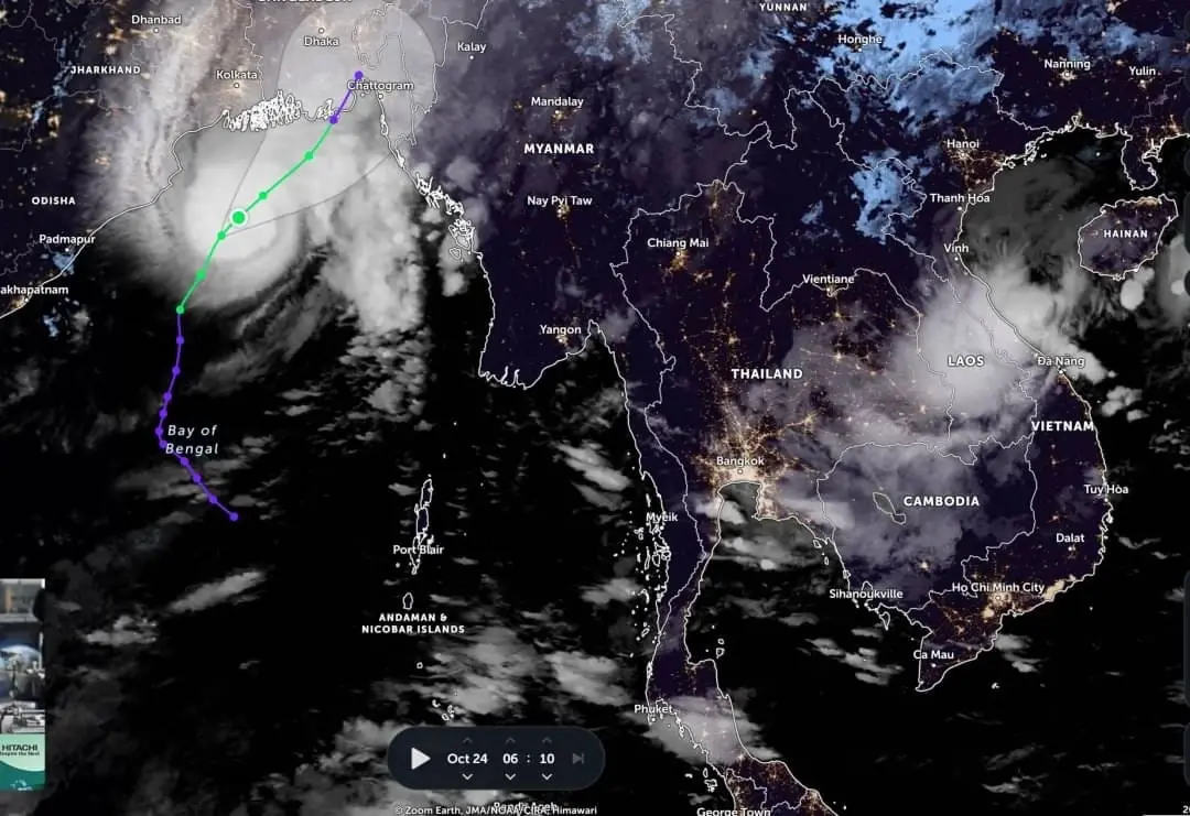 กรมอุตุฯ เตือน ฝนฟ้าคะนองทั่วไทย ภาคใต้(ฝั่งตะวันออก) อ่วมหนัก ร้อยละ 60 ของพื้นที่