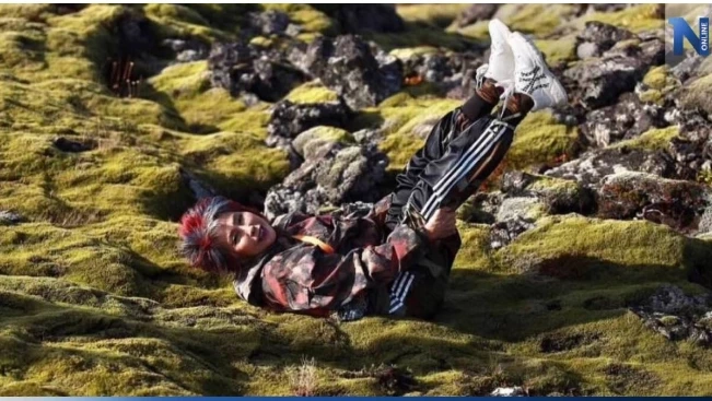 ดรามา &quot;หมอพรทิพย์&quot; นอนทับมอสส์ในทุ่งหินลาวา