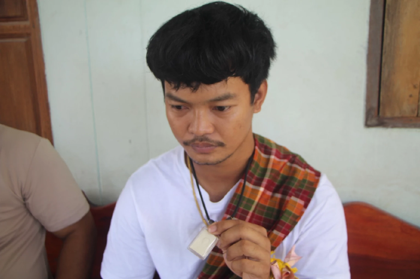 หนุ่มสุรินทร์ ดีใจรอดชีวิต เชื่อบารมี "หลวงพ่อพงษ์ วัดบ้านปริง" บังตากลุ่มฮามาส