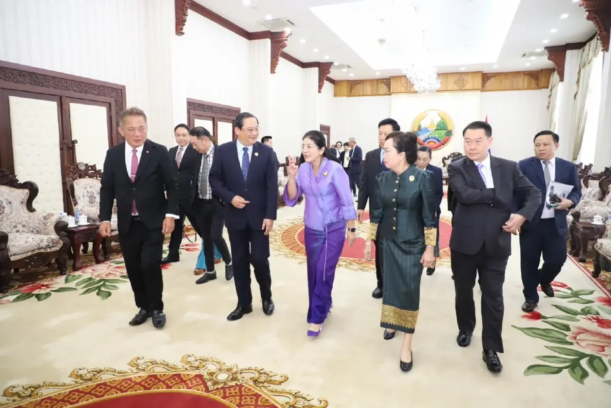 "คุณหญิงหน่อย"นำทีมนักธุรกิจไทยคารวะนายกฯสปป.ลาวเชื่อมสัมพันธ์ 2 ชาติ