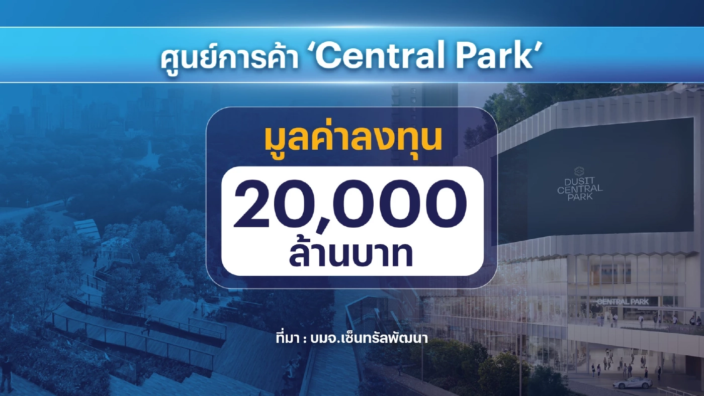 เซ็นทรัลพัฒนาทุ่ม 2 หมื่นล้านปั้น 'Central Park'