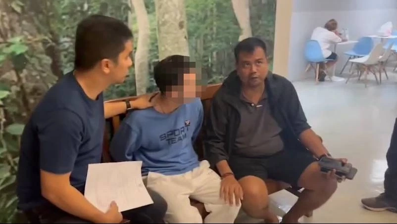 นายคเนศ ทองประจง ผู้ต้องหาตามหมายจับ