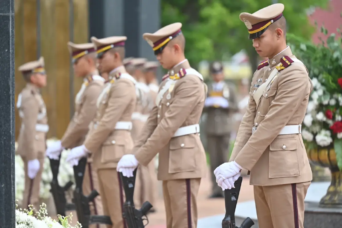 พิธีสดุดี ปฏิญาณและสวนสนาม เนื่องใน “วันตำรวจ”