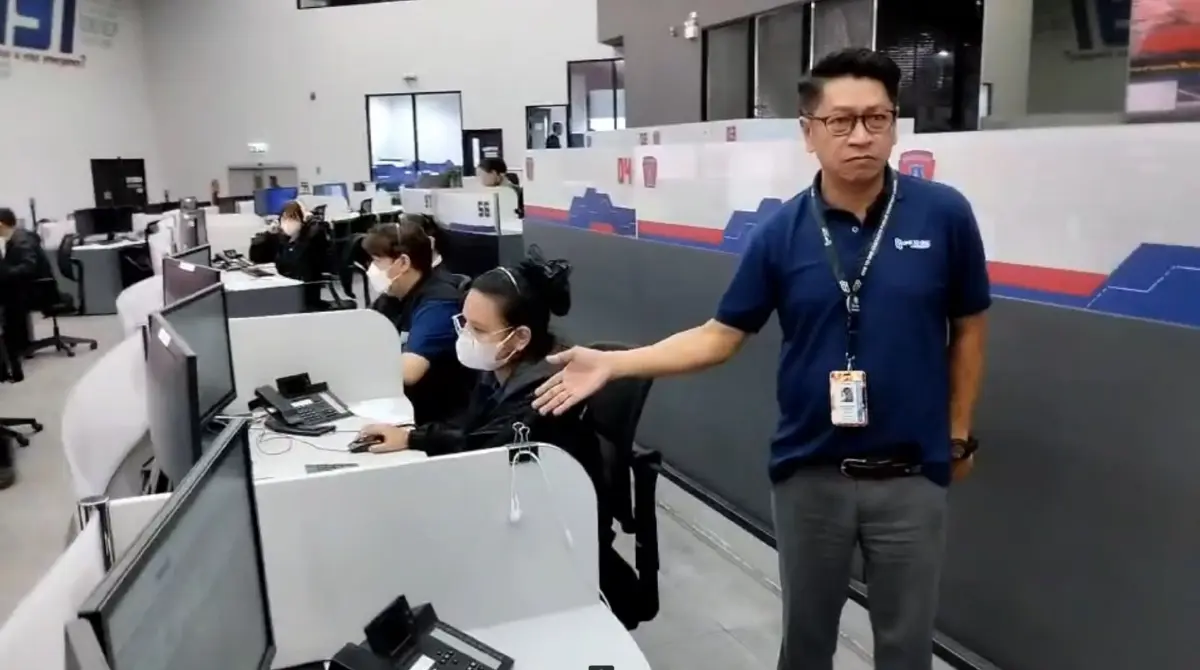 นายประกรชัย ลี่แตง ผู้รับแจ้งเหตุ