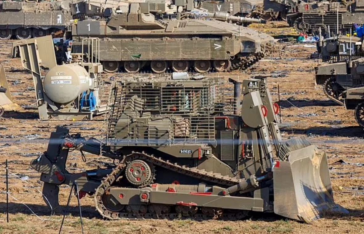 อิสราเอลเตรียมส่งบูลโดเซอร์ "เทดดี แบร์" บุกรังฮามาส