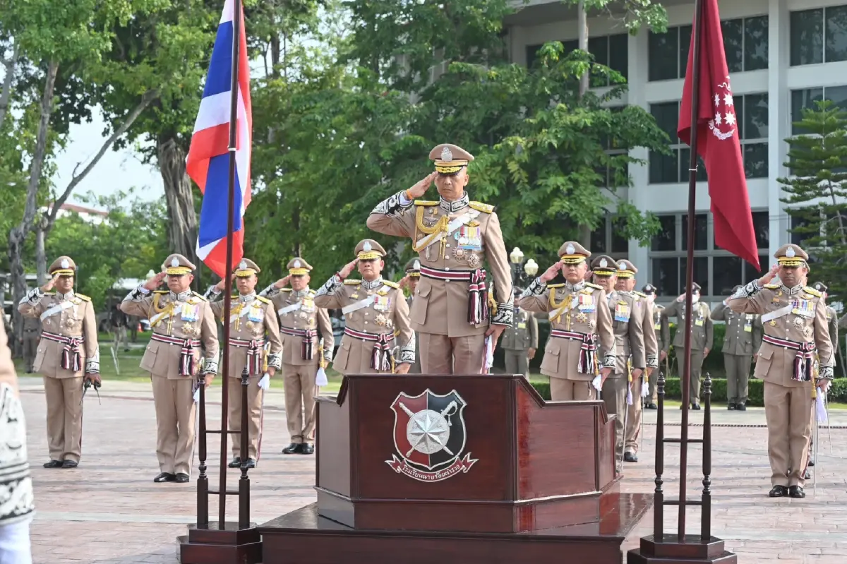 พิธีสดุดี ปฏิญาณและสวนสนาม เนื่องใน “วันตำรวจ”
