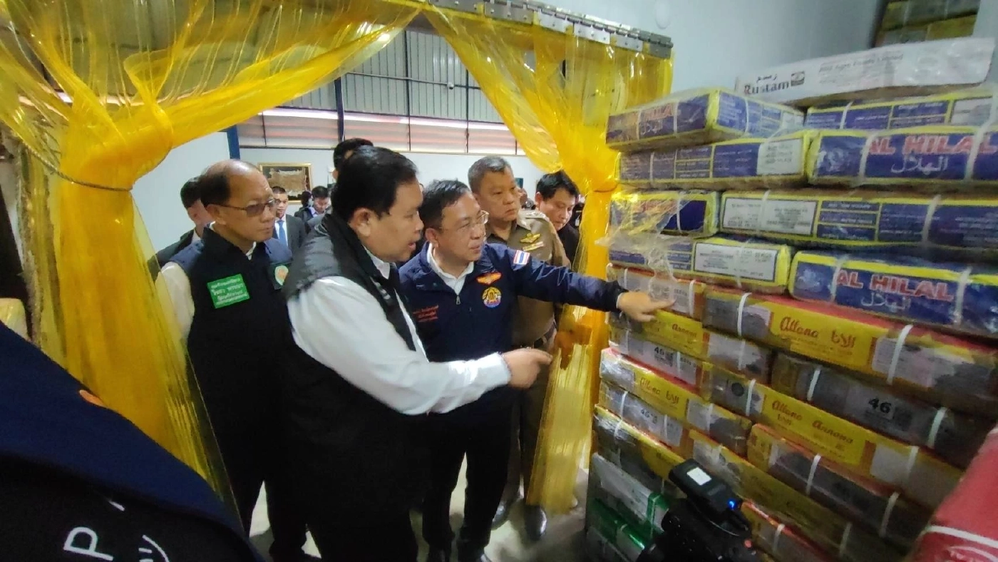 จับเนื้อควายเถื่อน ลักลอบนำเข้าจากอินเดีย 75 ตัน มูลค่า 15 ล้านบาท