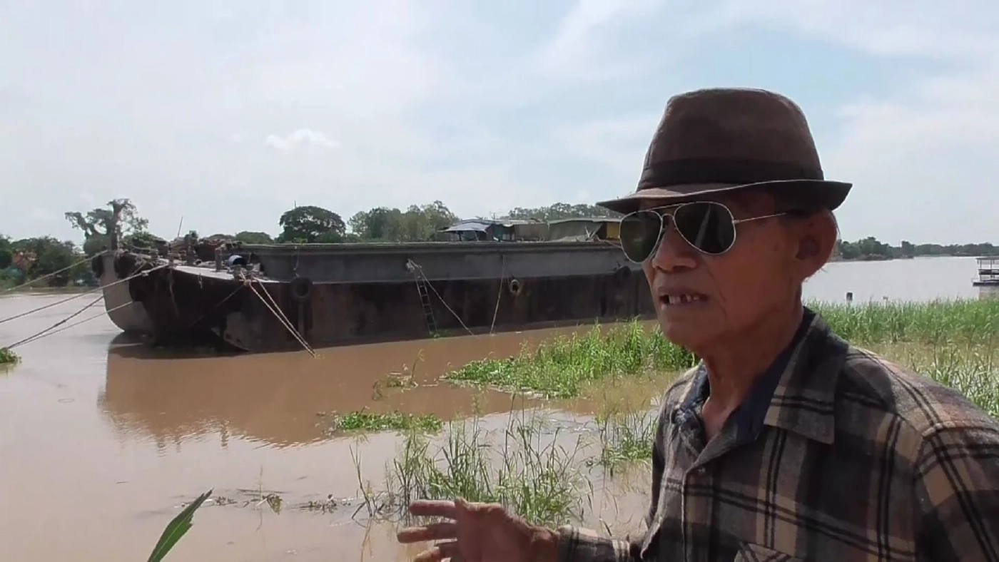 แม่น้ำเจ้าพระยาไหลเชี่ยว “เรือขนทราย” หยุดเดินเรือชั่วคราว