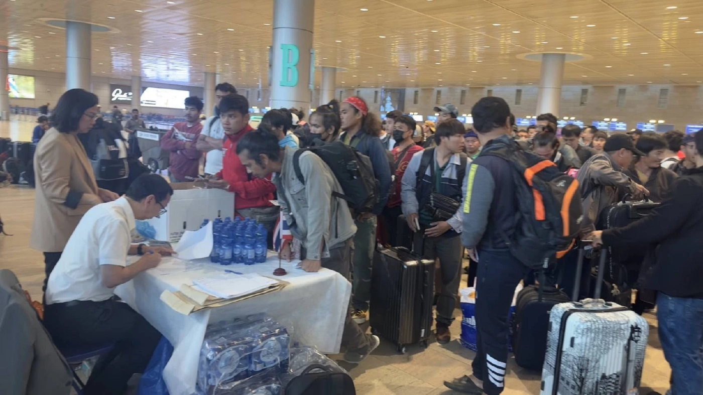 "ทูตไทย"ในอิสราเอลส่ง 100 แรงงานไทยกลับคืนสู่มาตุภูมิ