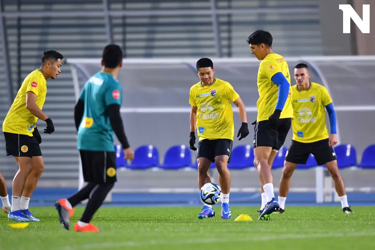 ทีมชาติไทย ซ้อมครั้งแรกหลังถึงจอร์เจีย "มาโน่" หวังทีมเร่งปรับตัวได้เร็ว