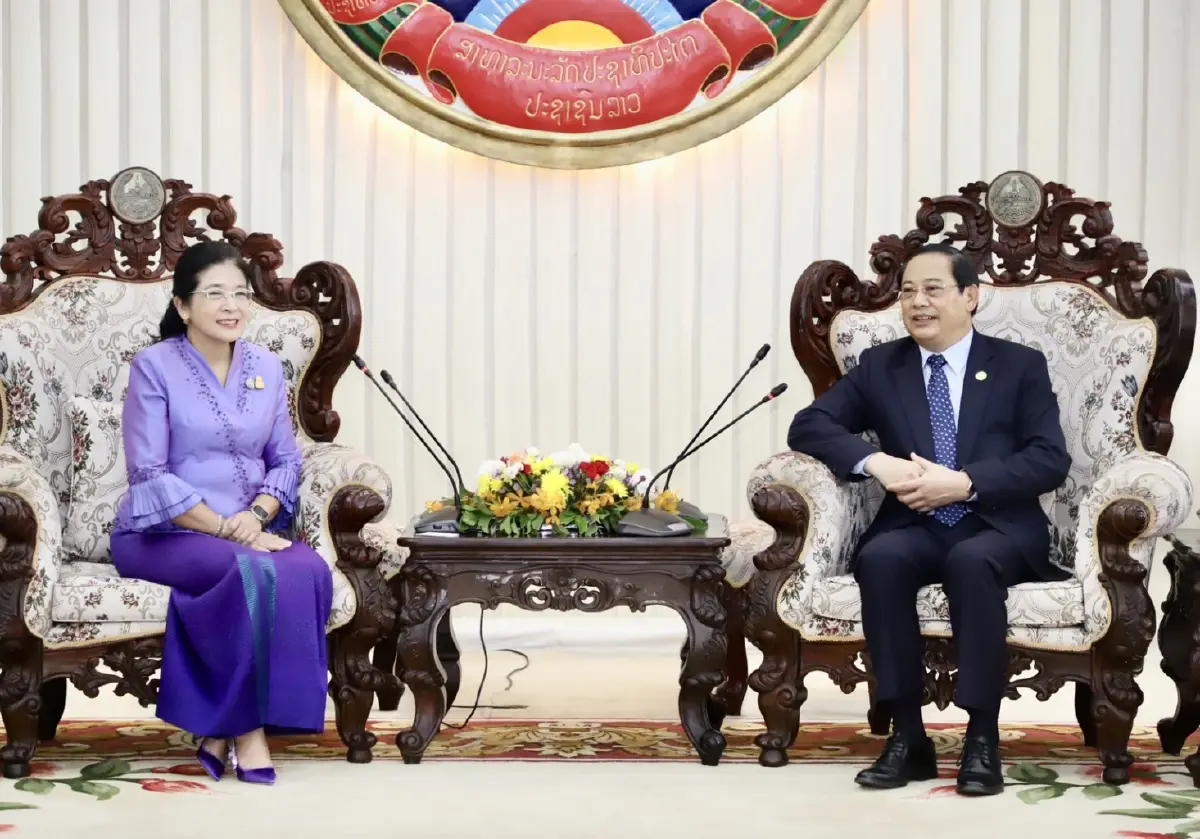 "คุณหญิงหน่อย"นำทีมนักธุรกิจไทยคารวะนายกฯสปป.ลาวเชื่อมสัมพันธ์ 2 ชาติ